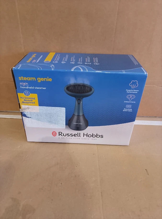 Russell Hobbs Steam Genie Handheld Clothes Steamer No Ironing Board Needed 1600w