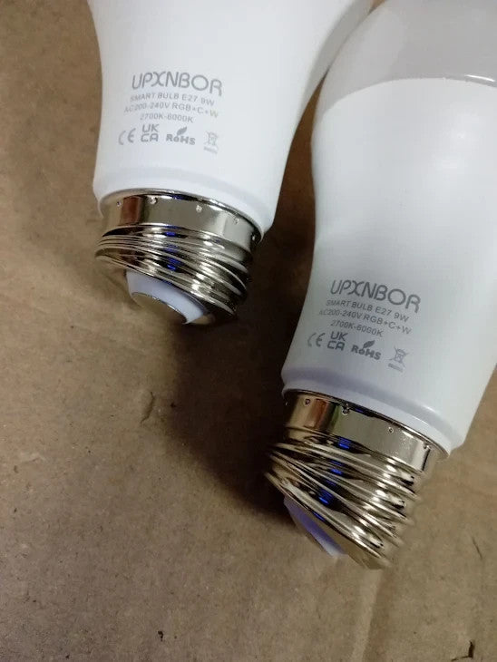 Upxnbor E27 Alexa A19 Wifi Smart Light Bulb 9W Google Assistant Schedule Time