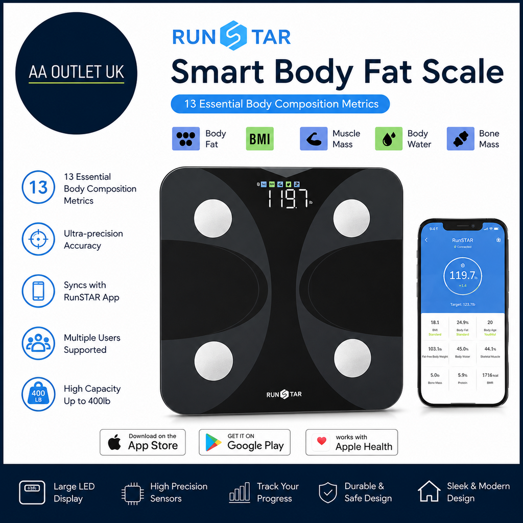 Scales  Body Weight Fat Percentage RunSTAR Ultra Precision Digital Accuracy New