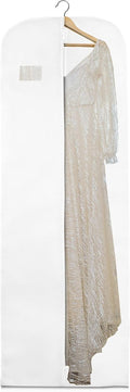 Wedcova Dress Bag Hanging Garment Full Length Travel Covers 72inc White New