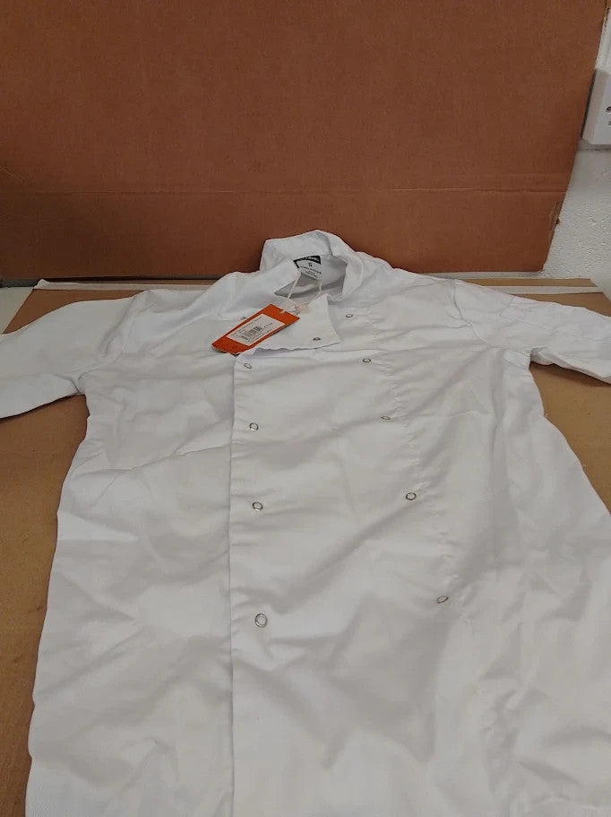 Portwest C733 Cumbria Chef Jacket Lightweight Short Sleeve Unisex Medium New