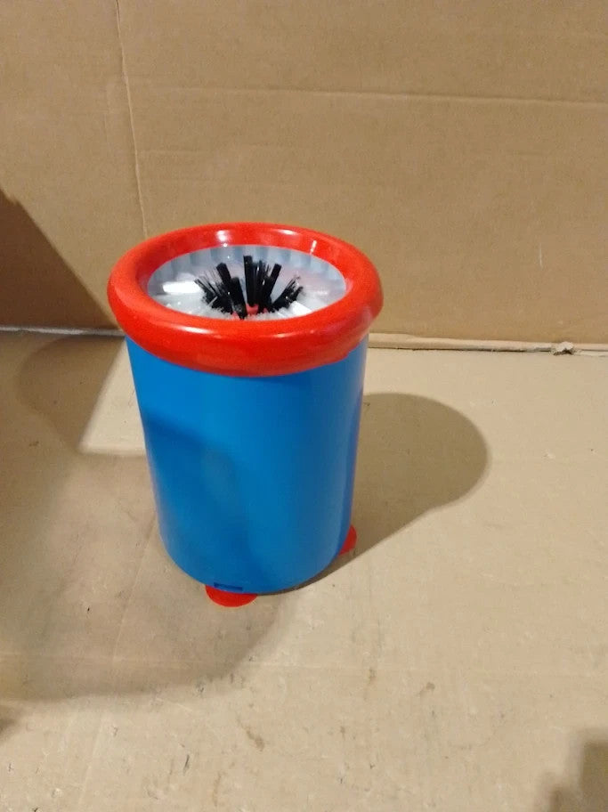 Jantex 8538 In Sink Manual Glasswasher  Washer Nylon Brush Blue Red Plastic New