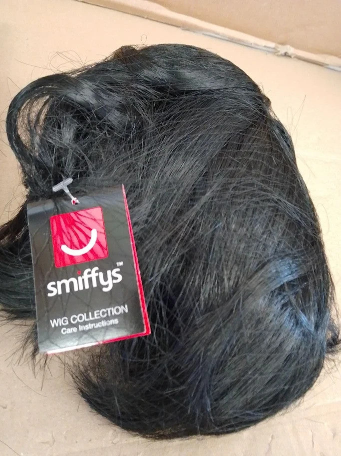 Smiffys 20s Flapper Bob Wig Black One Size New