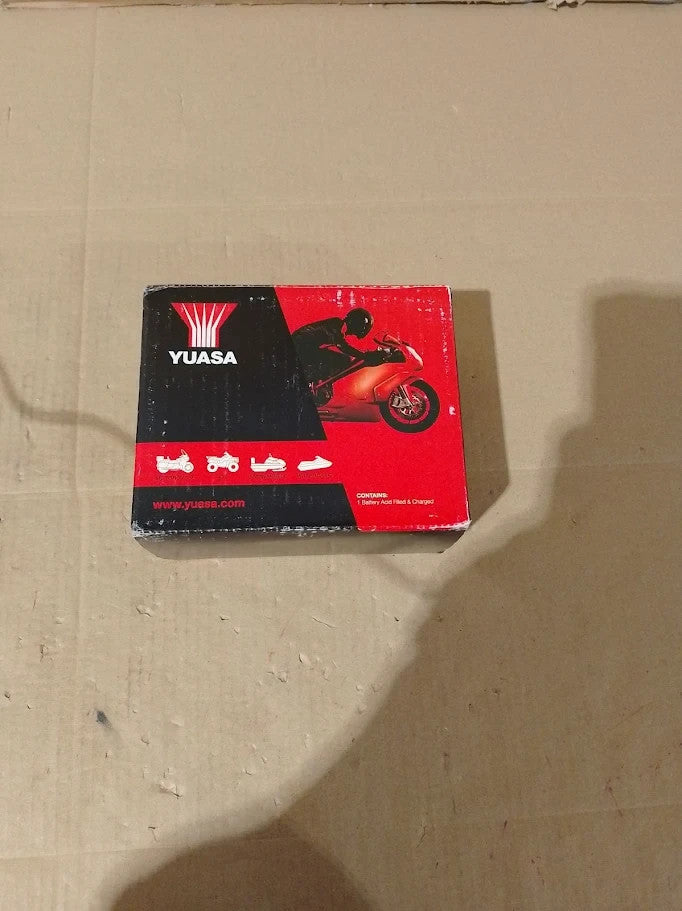 Yuasa YT12B 12V 10Ah AGM Motorcycle Battery Sealed Maintenance Free YT12BBS New