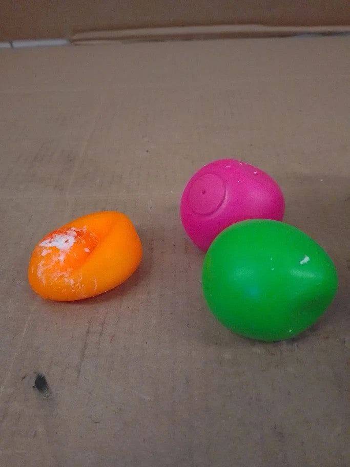Tobar Neon Diddy Squish Ball Tactile Fidget Toys Pack of 3 5.4x5.4x5.4cm