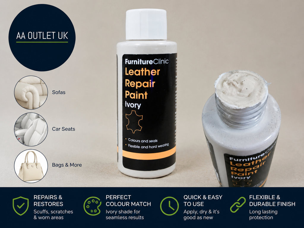Furniture Clinic Leather Repair Paint Dye Self Seal Colourant Quick 50ml 1 Piece