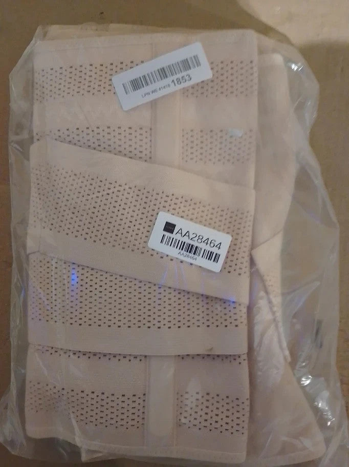 Wanyi 4 Patch Postpartum Belly Wrap Pelvis Belt 2 in 1 C Section Large New