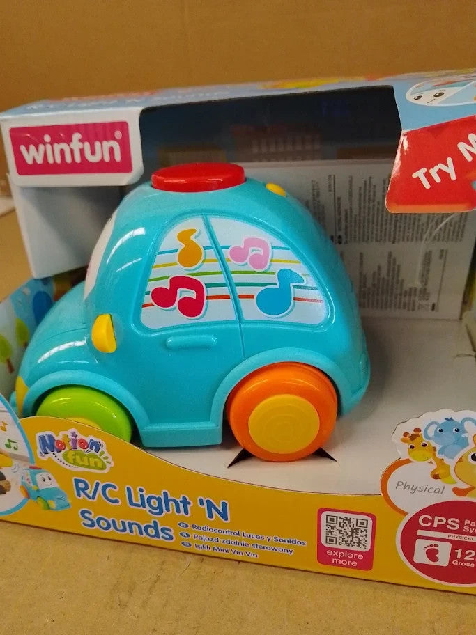 Winfun Childrens Radio Controlled Car Steering Wheel Blue 1+ New