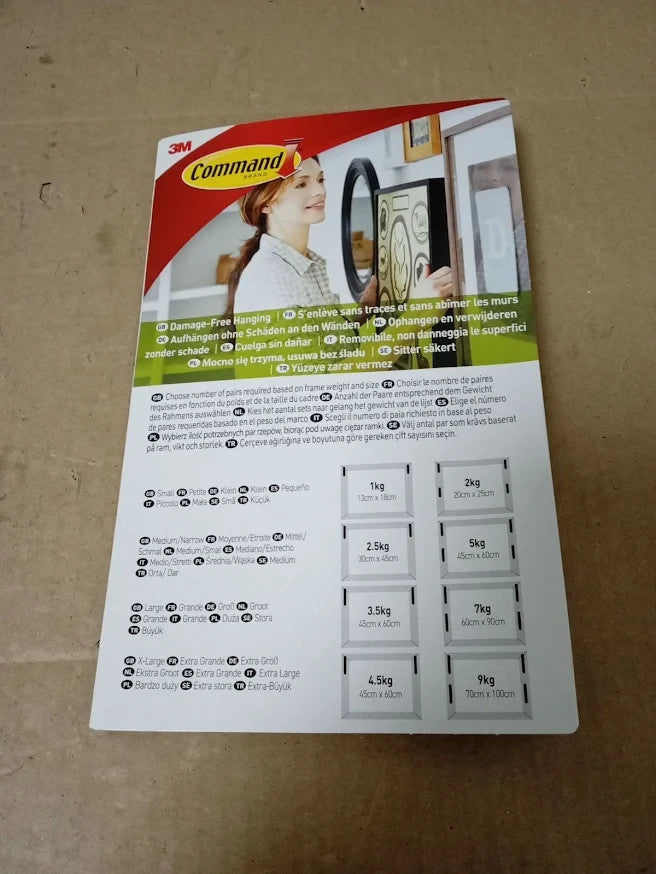 Command Picture Hanging Wall Strips Value Pack Medium Large Damage Free Design