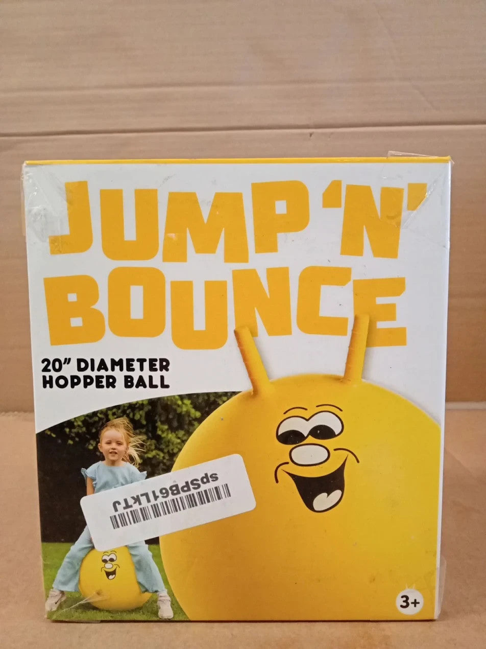 Toyrific Jump N Bounce Kids Space Hopper 20in Retro Bouncing Ball 50cm Ages 3+