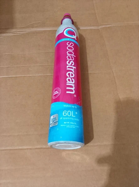 Sodastream CO2 Cylinder Sparkling Water Maker Quick Connect 19.5x12.7x42.6cm New