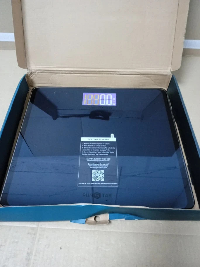 RunSTAR 550lb Bathroom Digital Scale Body Weight Ultra Wide Platform LCD New