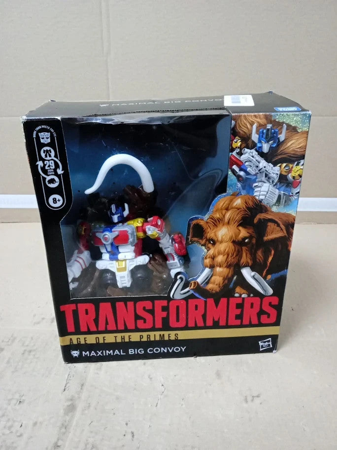 Transformers Age Primes Leader Class Maximal Big Convoy Action Figure 8+ Used