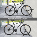 Wyxron Bike Stand Steel Floor Rack Adjustable Storage Holder MTB Road Bike New