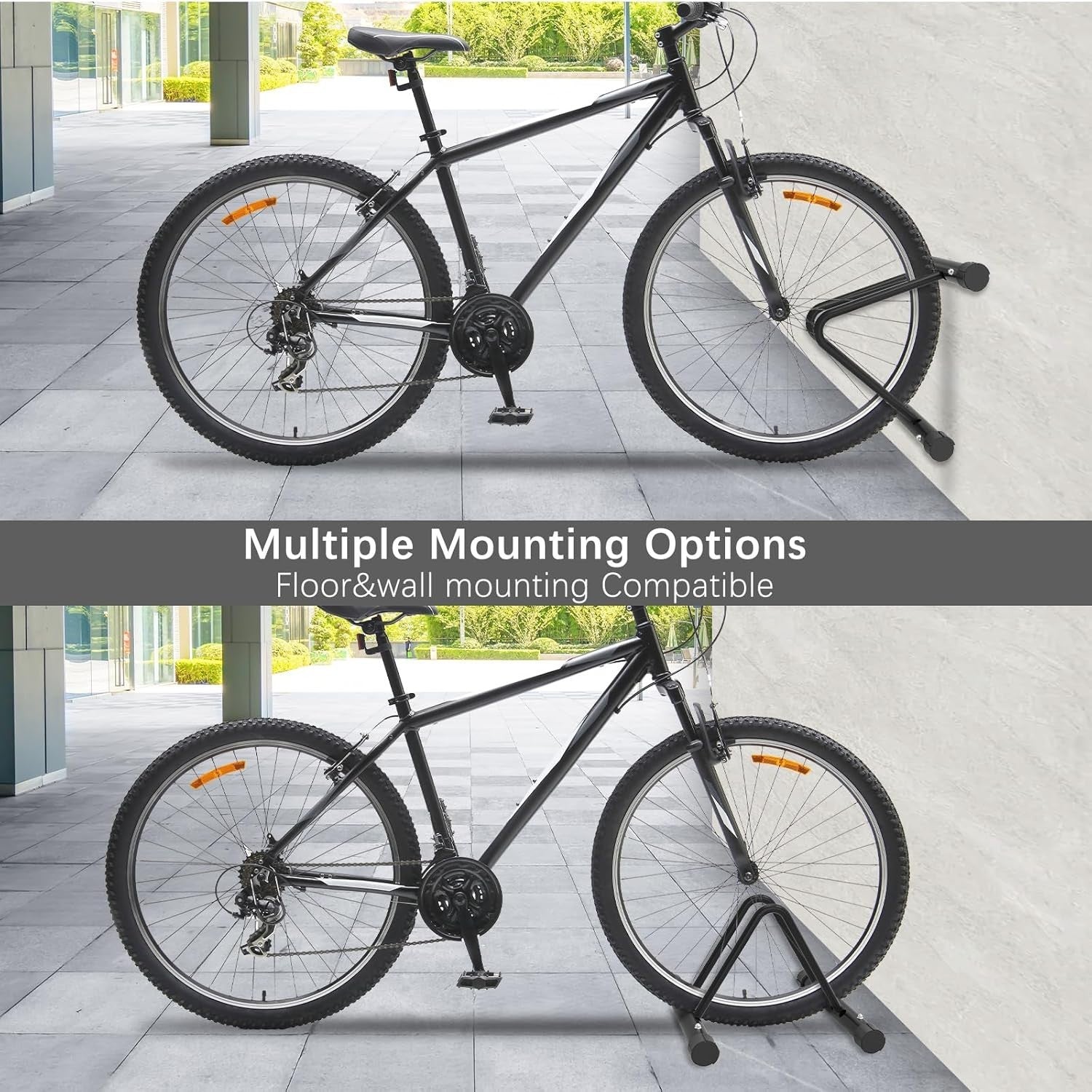 Wyxron Bike Stand Steel Floor Rack Adjustable Storage Holder MTB Road Bike New