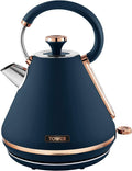 Tower T10044MNB Cavaletto Pyramid Kettle Detachable Filter 1.7L 3kw New