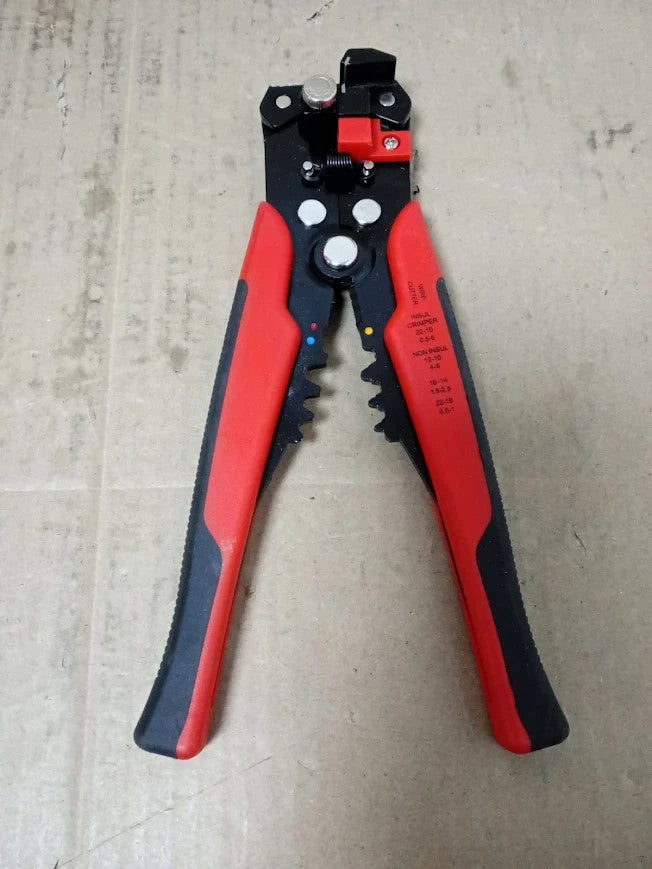 Amazon Basics Self Adjusting Wire Stripper Crimping Tool Strips 10 24 AWG