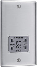 BG Electrical Dual Voltage Shaver Plug Socket Electric Toothbrush Charger New