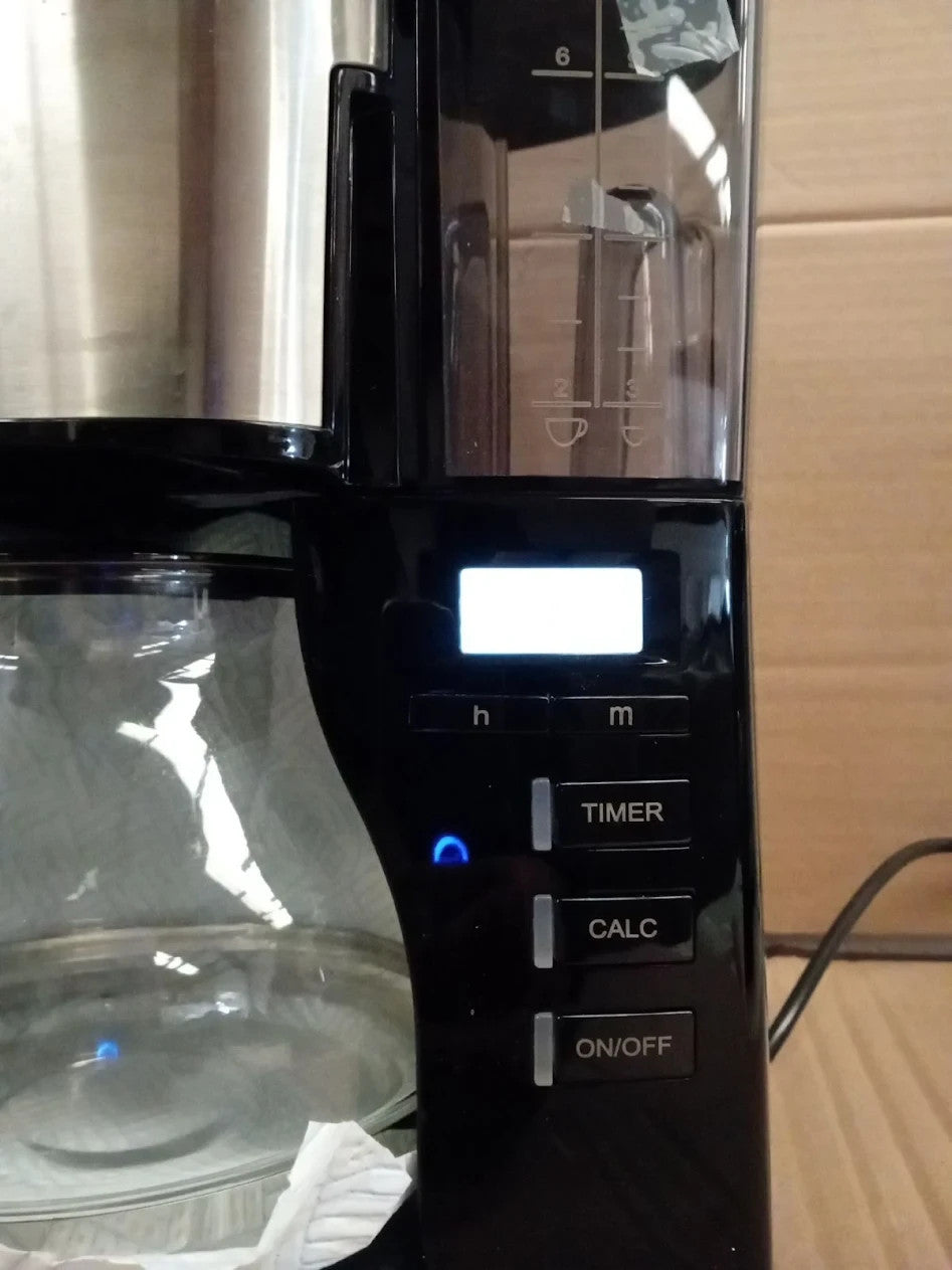 Melitta Filter Coffee Machine Look V Timer Model Stainless Steel 21x24x33cm