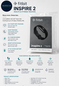 Fitbit Inspire 2 Health & Fitness Tracker 24/7 Heart Rate To 10 Days Battery