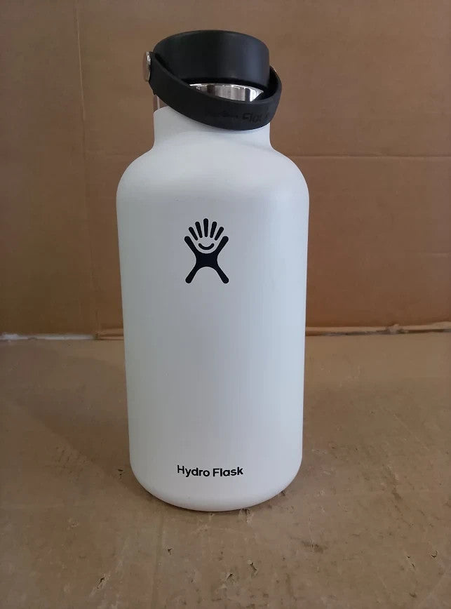 Hydro Flask Water Bottle 1893ml Vacuum Insulated Stainless Steel White