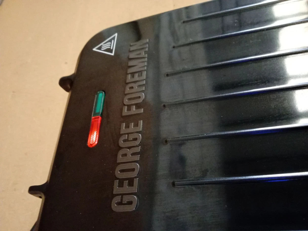 George Foreman Small Electric Fit Grill Non stick Healthy Griddle Toastie