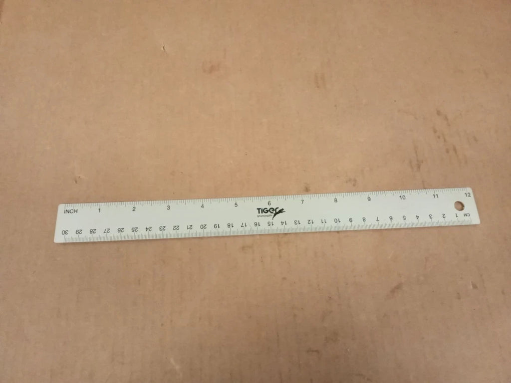 Heavy Duty Stainless Steel Ruler 12in 30cm Metal Kit Perfect Straight Edge