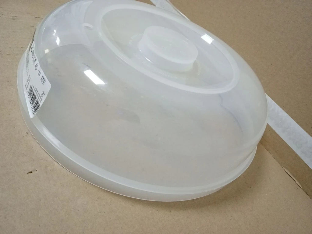 GastroMax Clear Microwave Cover Food 25cm Wide Air Vent BPA Free Plastic New