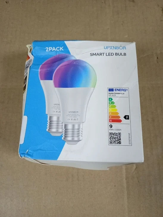 Upxnbor E27 Alexa A19 Wifi Smart Light Bulb 9W Google Assistant Schedule Time