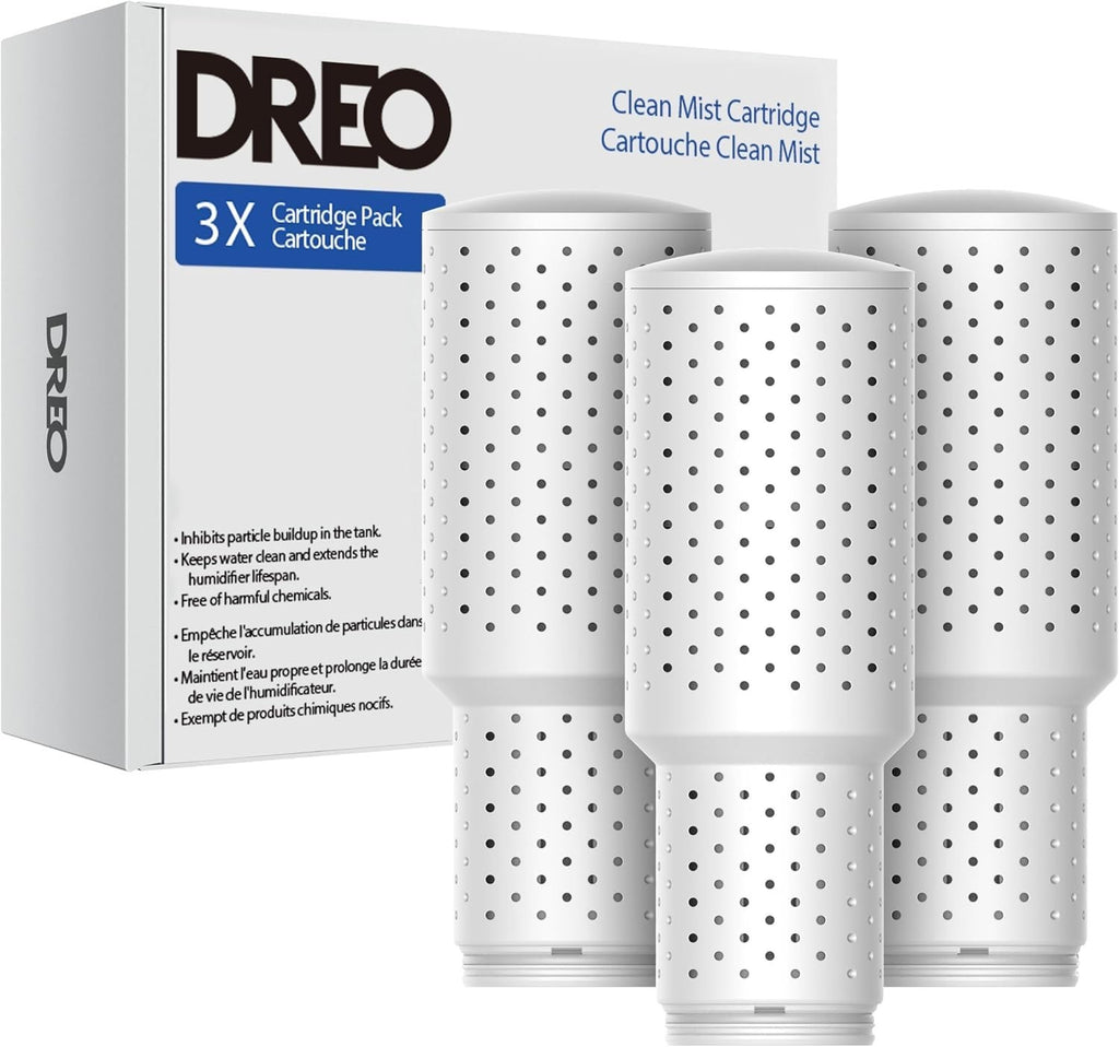 Dreo Demineralization Cartridge 3 Pack Humidifiers Prervent Mineral Build New