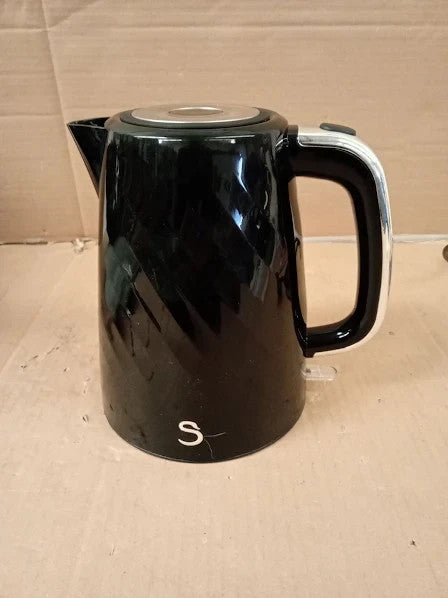 Swan SK14611BLK Windsor Rapid Boil Kettle Limescale Filter 3KW Black