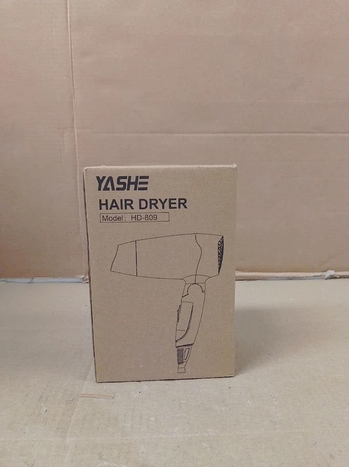 Yashe Mini Folding Hair Dryer Lightweight Travel Blow Dual Heat 1200W New