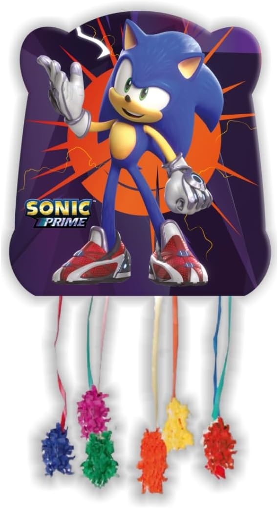 BeenSmile SONIC PRIME PINATA Party Supplies Fill Toys Sweets Decoration New