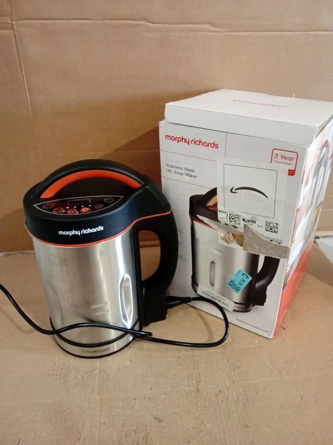 Morphy Richards Classic Soup Maker 1.6L Multi Settings Led Displayed Panel