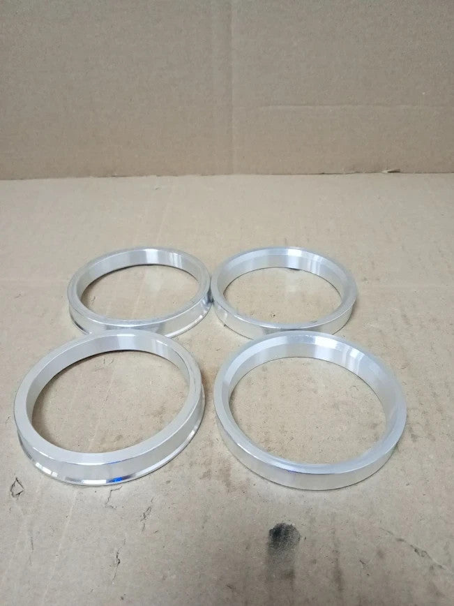 X Autohaux 4pcs OD 66.1mm To ID 57.1mm Aluminum Alloy Car Hub Centric Rings