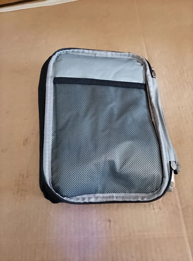 Hotor Insulated Lunch Box Leak Proof Cooler 4 Pockets Adjustable Strap Black New