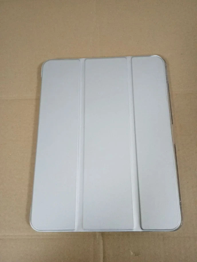 IPad Pro 11 Case Pencil Holder Clear Back Soft TPU Bumper Silver Cover Hybrid