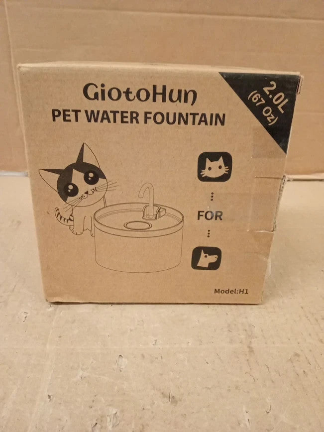 Cat Water Fountain Drinking 2L Super Silent Pet Giotohun Pet Dispenser