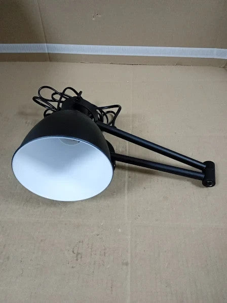 Eglo Peri Vintage Wall Light Black Steel Industrial Lamp Hallway 13x30x21cm New