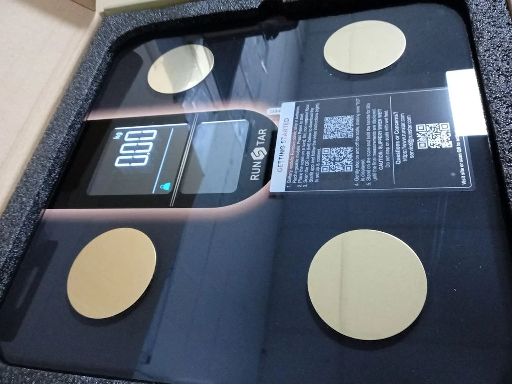 Runstar Scales Body Weight Bathroom Scale 8 In 1 VA Display New