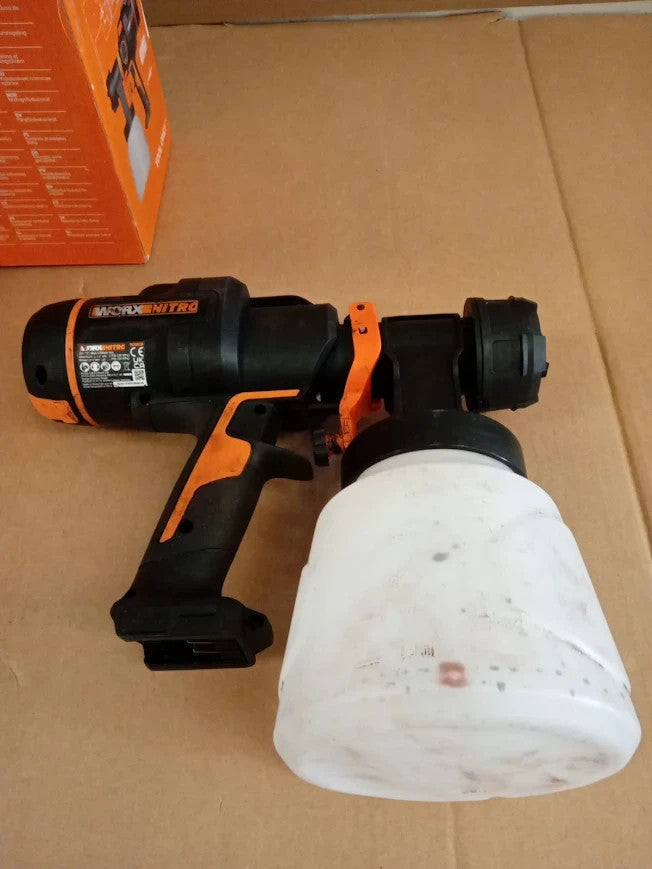 Worx WX020.9 18V 20V MAX Cordless HVLP Paint Sprayer Tool Only Black