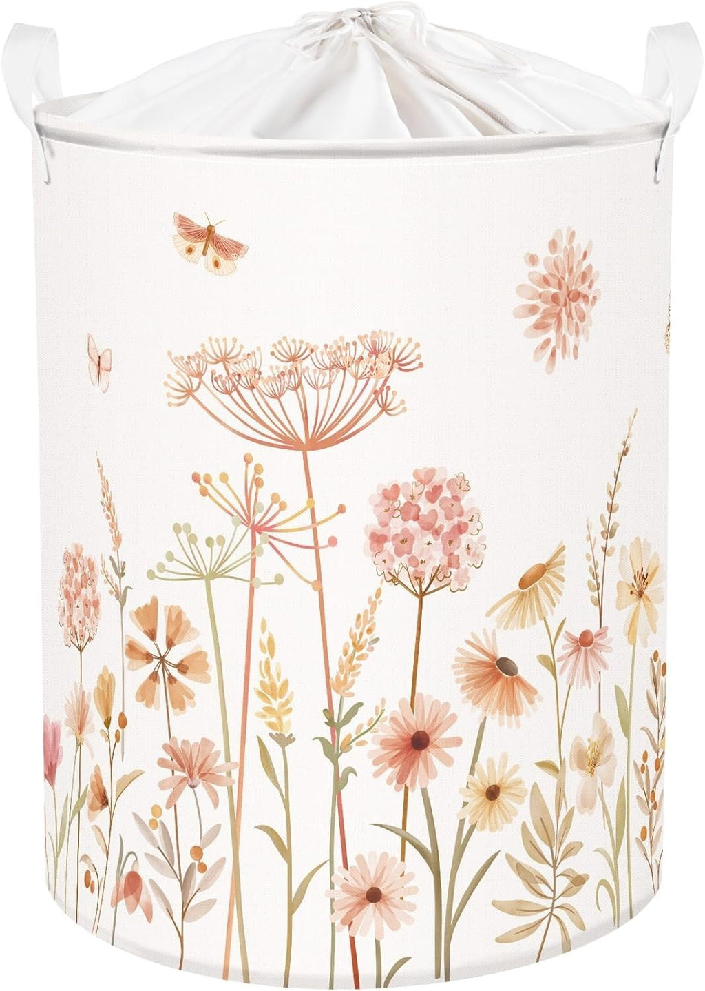 Clastyle Flower Women Girls Laundry Hamper Collapsible Clothes Storage Bask New
