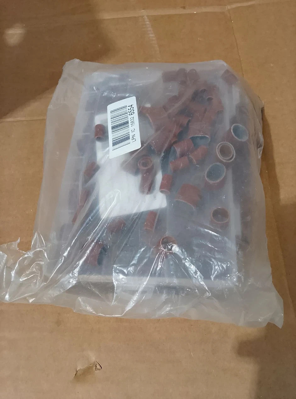 Sanding Drum Set Free Box Fits Dremel Rubber Mandrels 1/2 3/8 1/4 #21 MST New