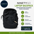 Ninetygo Laptop Backpack Water Resistant Business Travel Rucksack Black New
