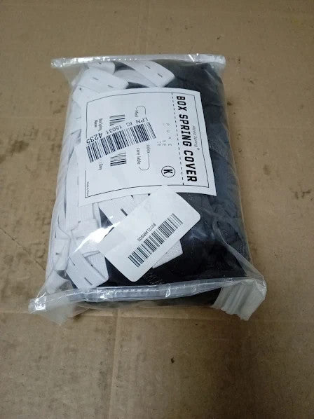 Box Spring Cover King Size Jersey Knit Stretchy Wrap Around 4 Sides Bed New