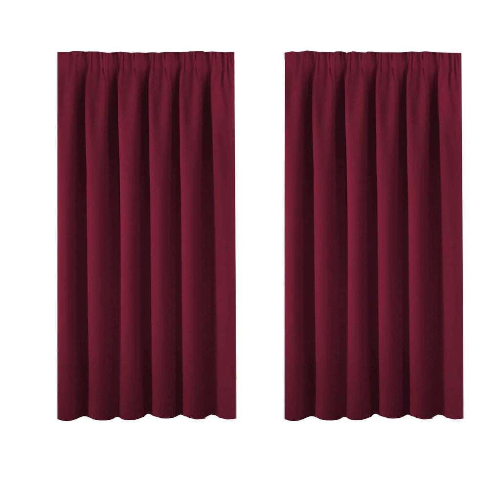 Bella Hills 100% Blackout Curtains Eyelet Thermal Insulated 46x54in New