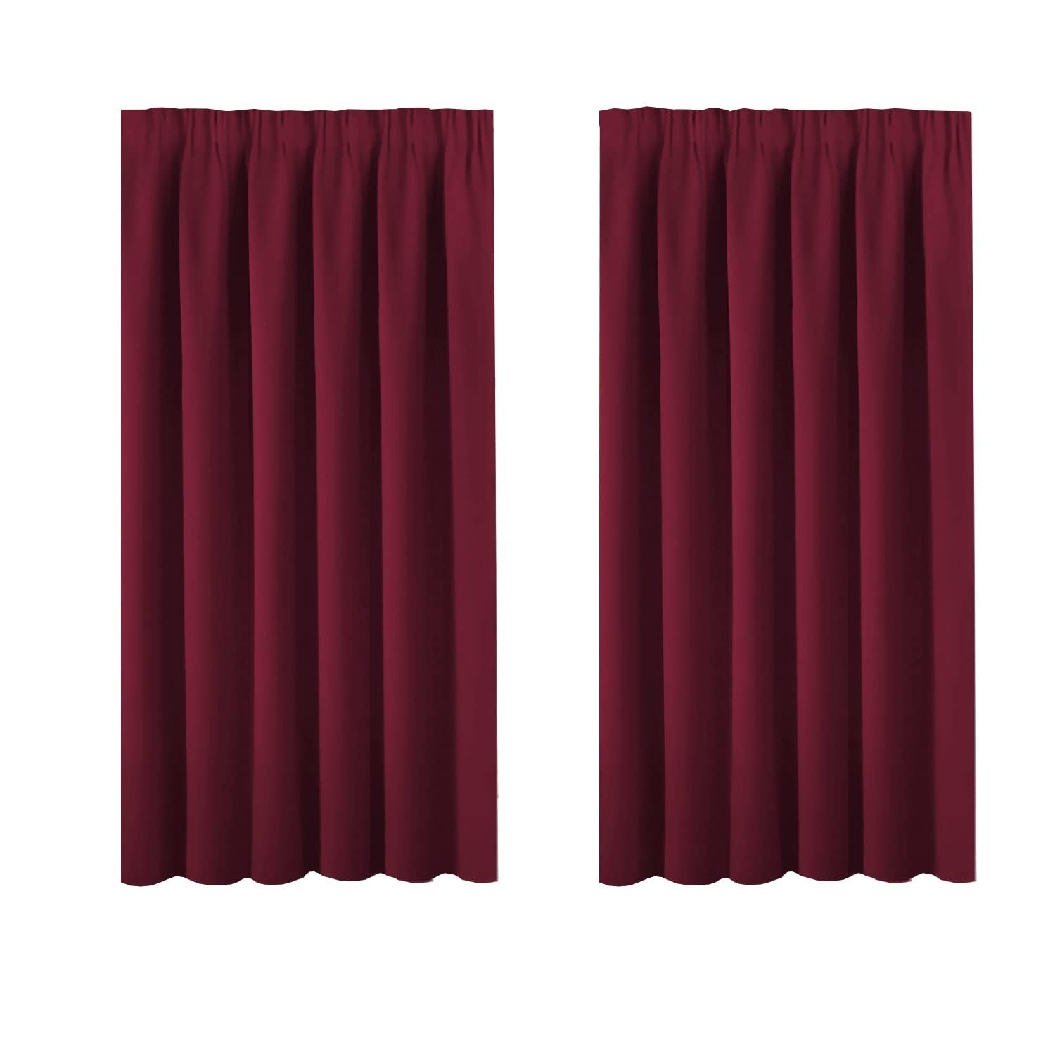 Bella Hills 100% Blackout Curtains Eyelet Thermal Insulated 46x54in New
