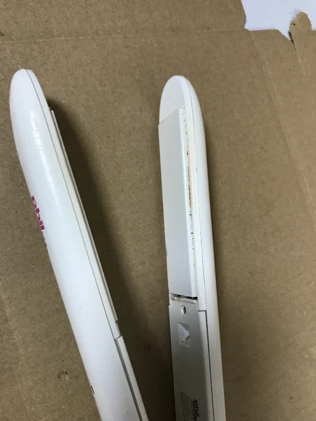 Phil Smith RH607A Ceramic Hair Straightener Smooth Gliding Shine White
