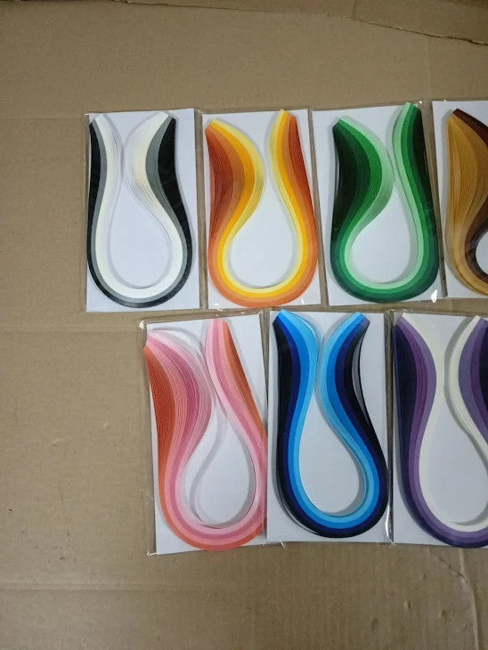 5mmx39cm 900 Streifen Papier Farben Quilling Papier Arts Crafts New