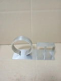 YYBO Hairdryer Straightener Holder Hair Dryer Holders Wall Mount Silver